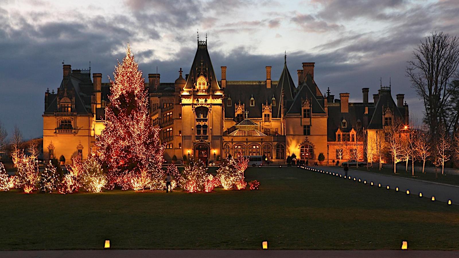 Biltmore Decked For Christmas Wallpaper Hq Desktop