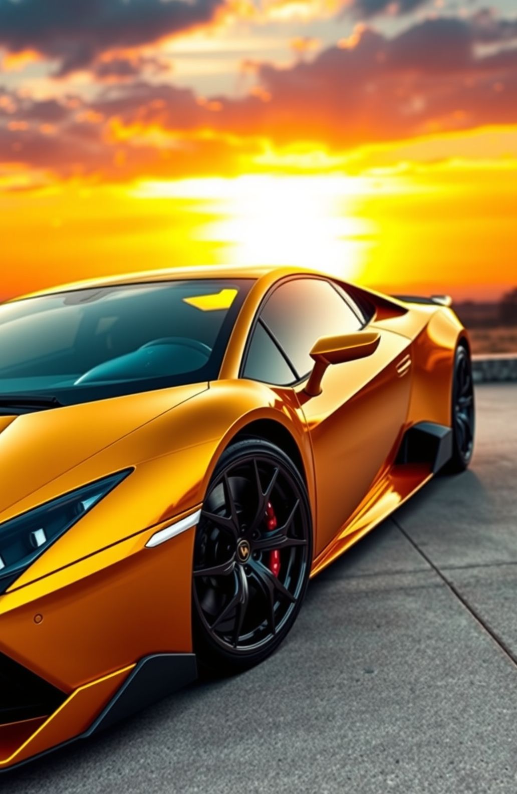 Gold Lamborghini Wallpaper