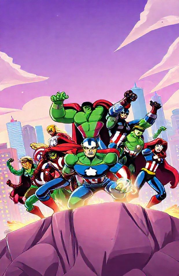 Avengers Cartoon Wallpaper