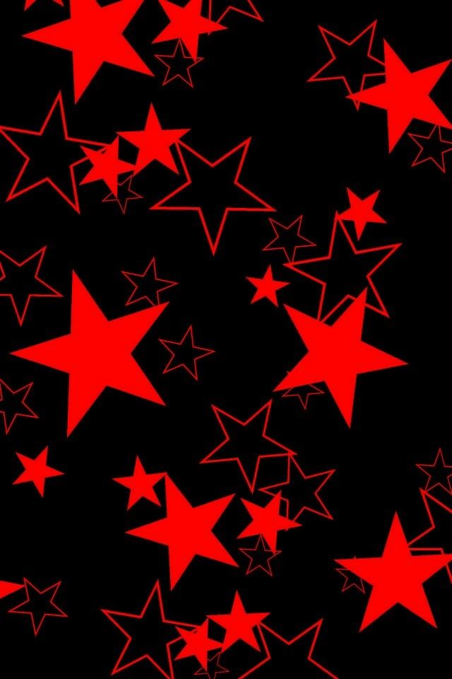 Red Stars Wallpaper Star Background