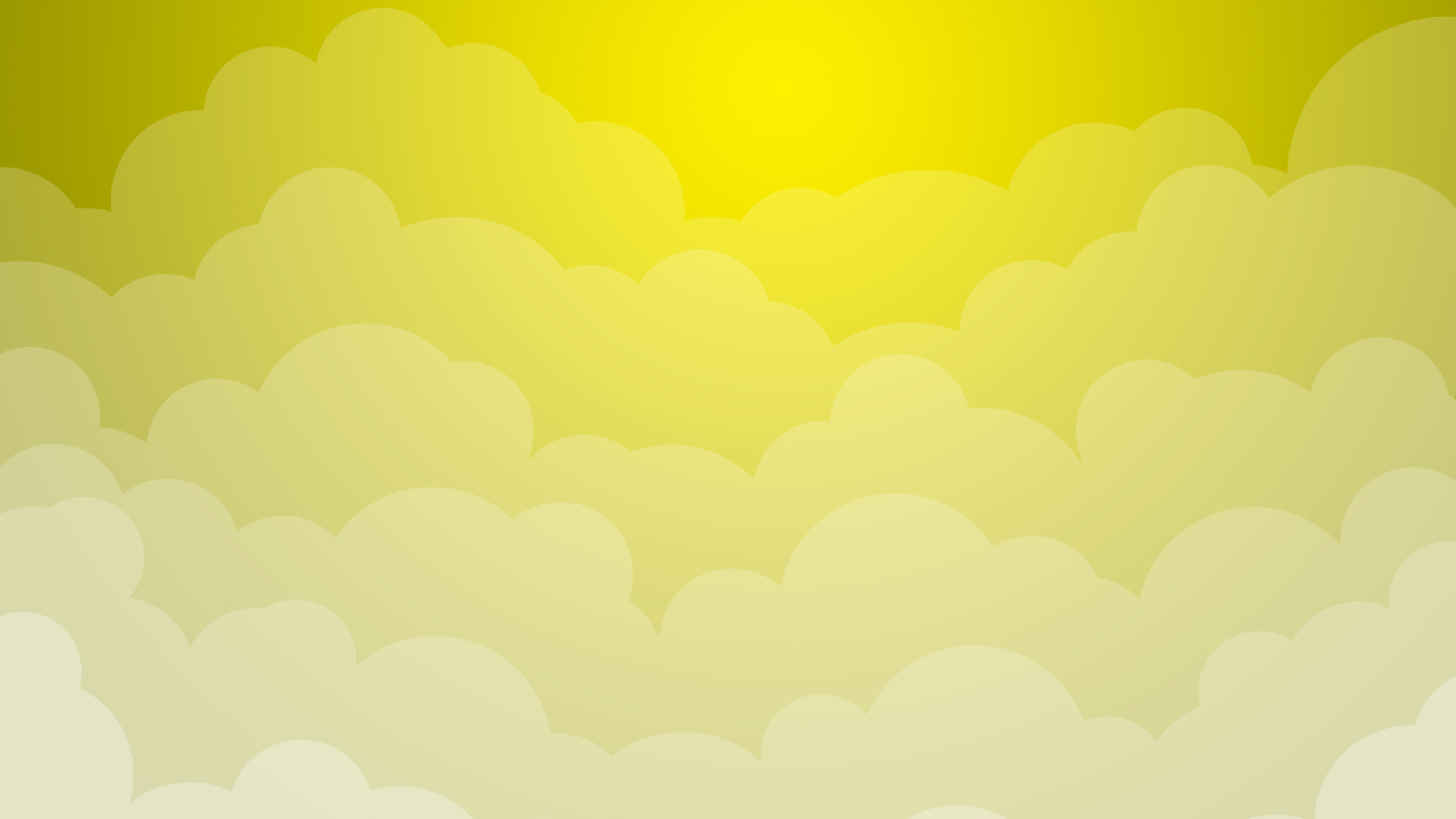 Wonderful Yellow Clouds Art Colorful HD Wallpaper Widescreen