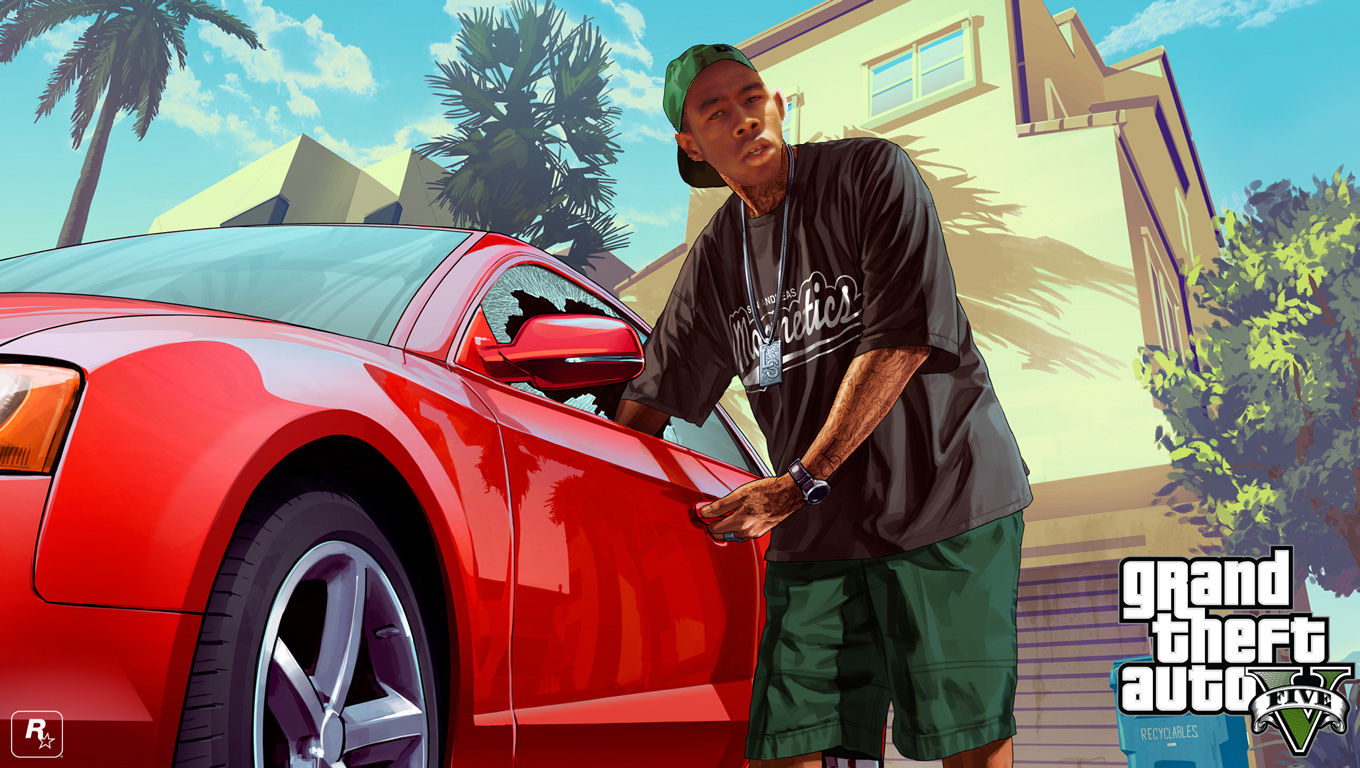 Grand Theft Auto V Tyler the Creator Wallpaper by MorbidTurtle on