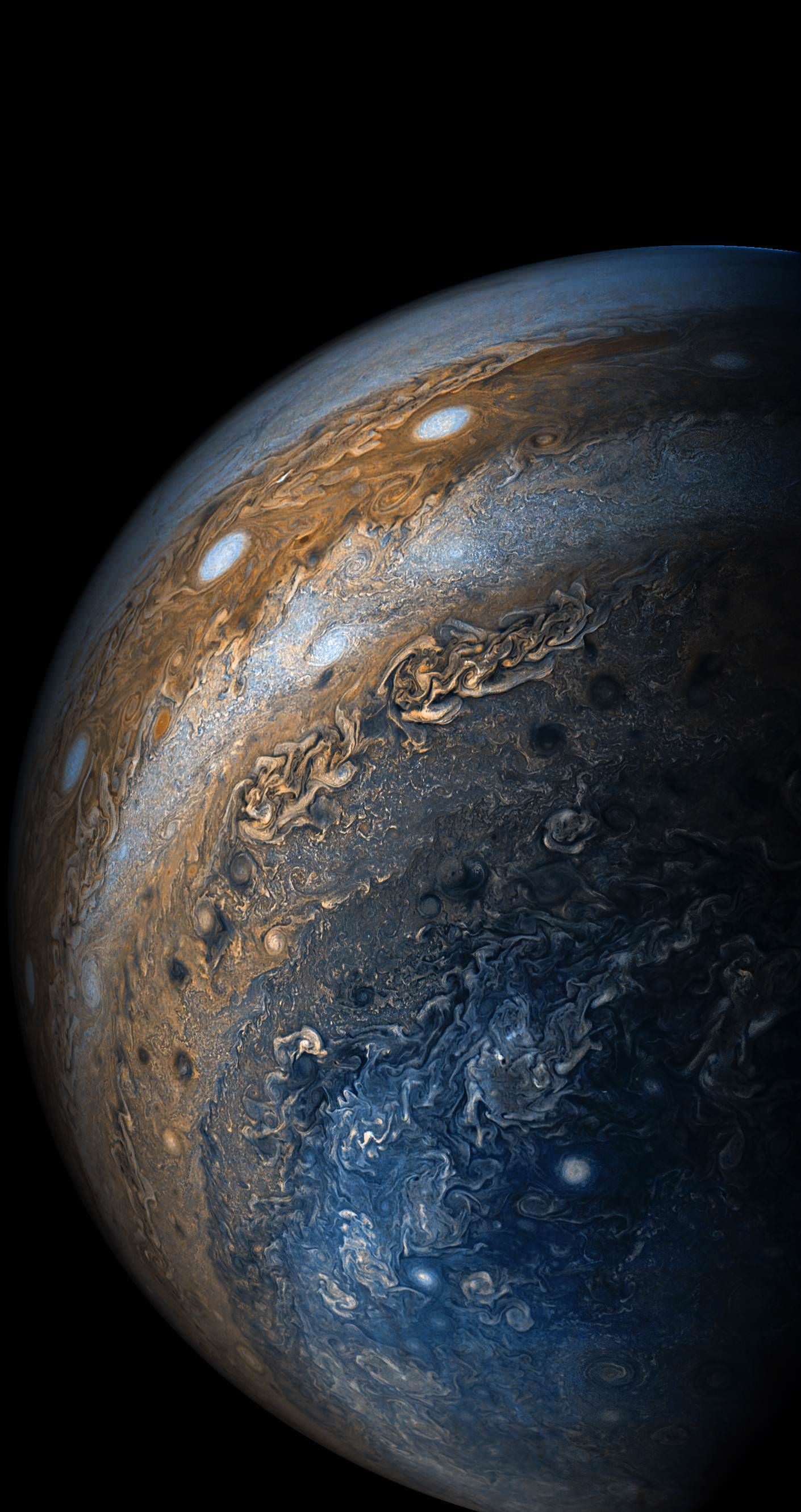 Jupiter Clouds Wallpaper In Nasa Juno