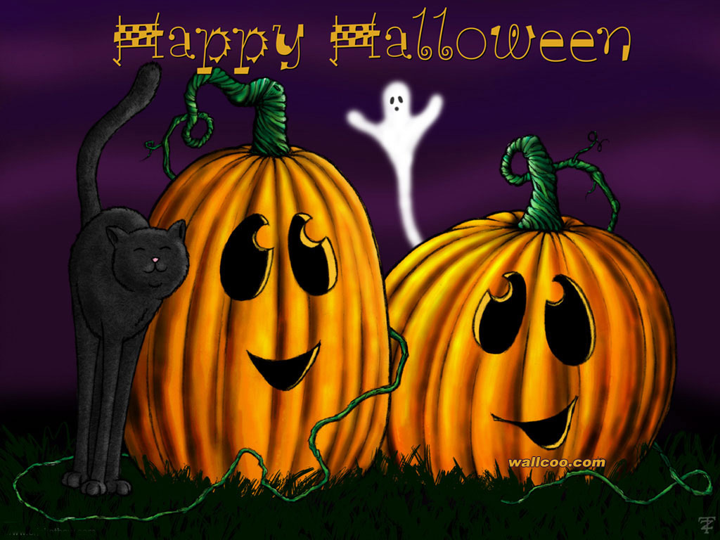 Happy Halloween By Crickbow No Desktop Wallpaper Wallcoo