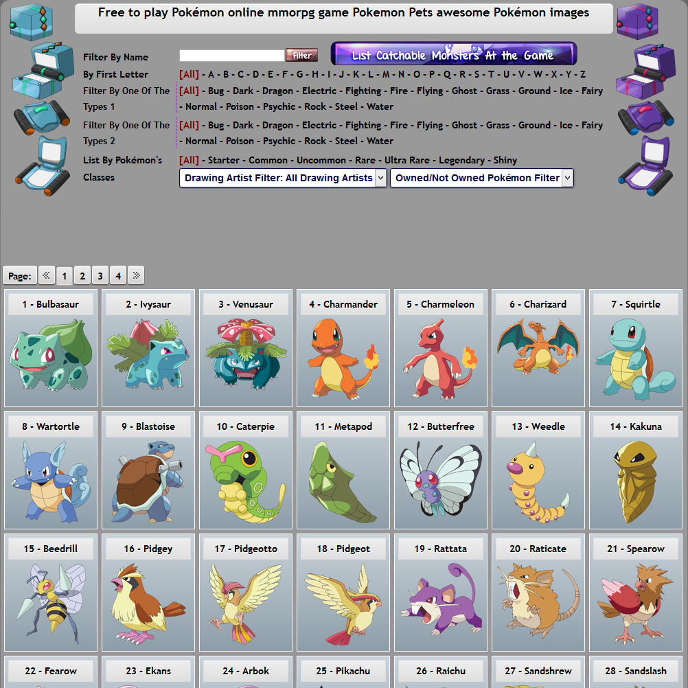 Pokemon Pets Online Mmorpg Game To Play Browser Based