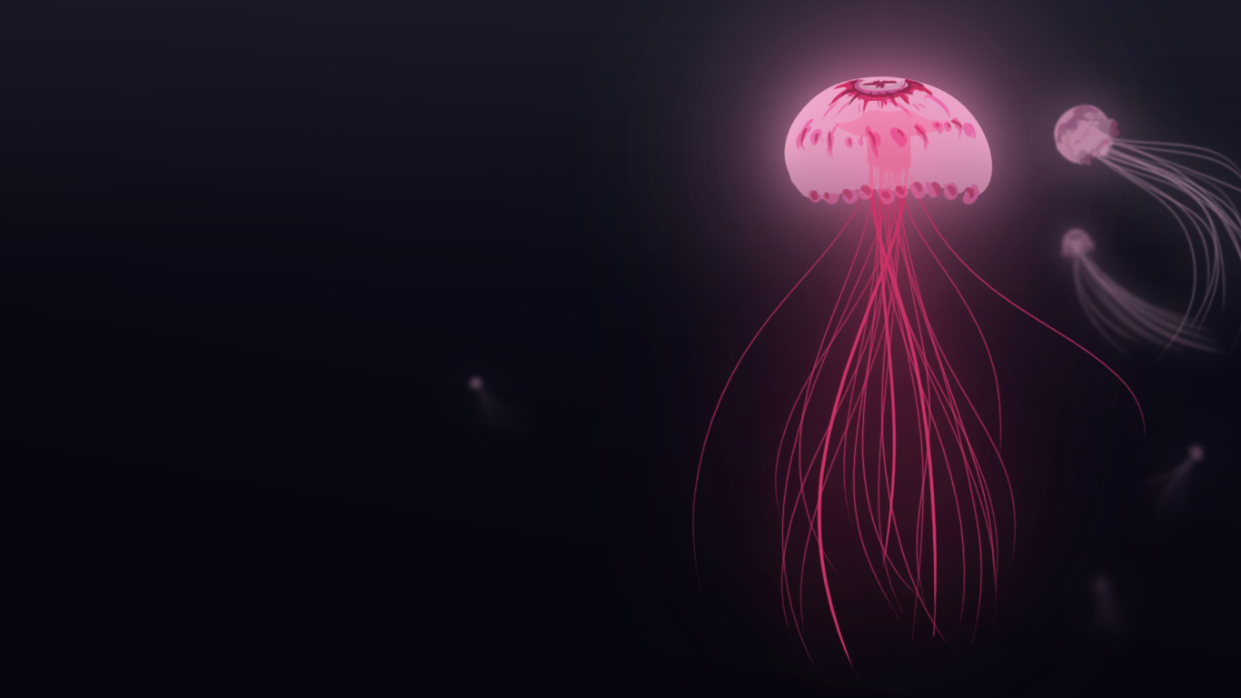 Jellyfish Wallpaper By Rainbow Marbles