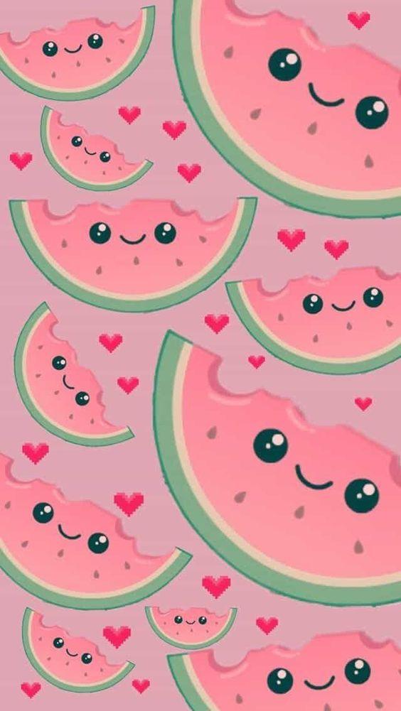 Cute Wallpaper Kawaii Watermelon For Android Apk