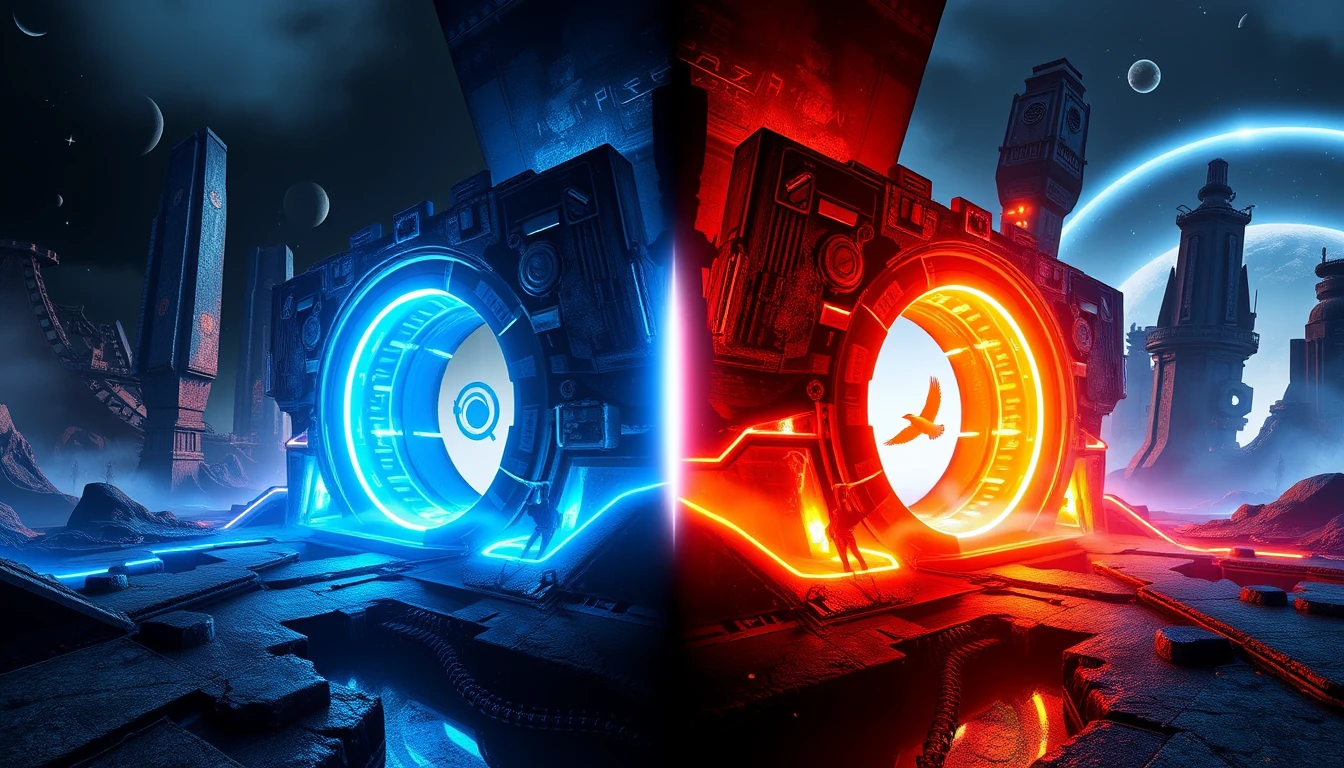 Portal Dual Screen Wallpaper