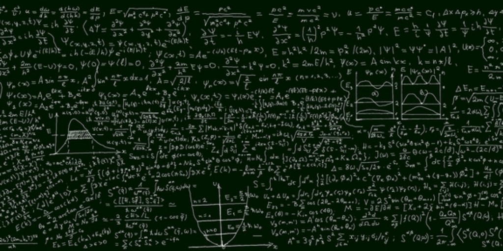 Quantum Mechanics Wallpaper Black Board