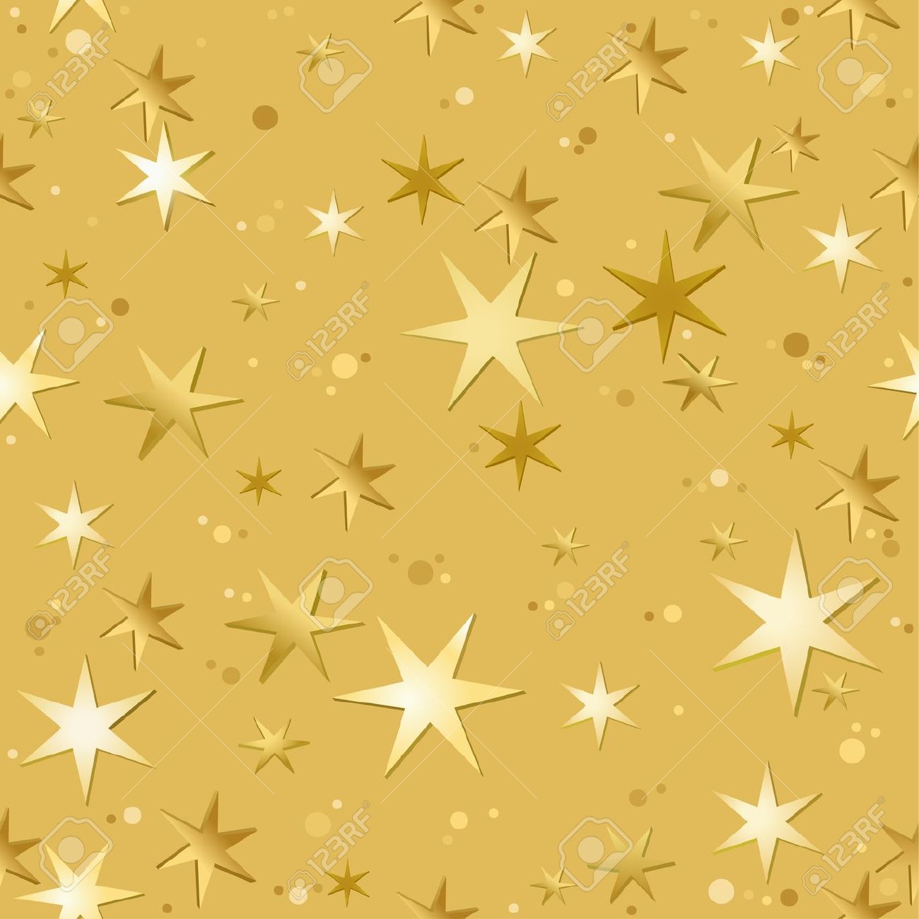 Gold Star Wallpaper