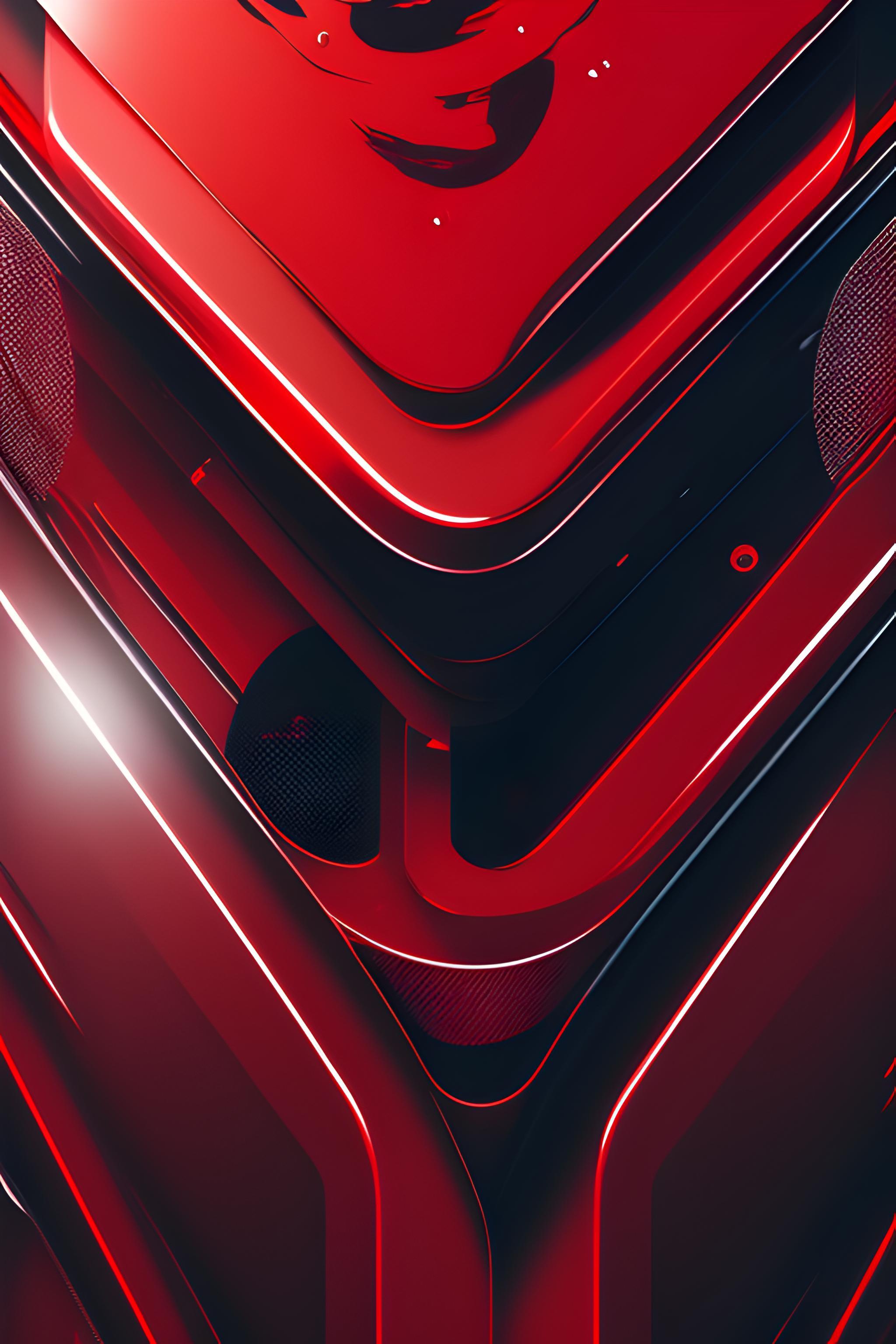 Black And Red Technology iPhone Wallpaper Ultra Realistic