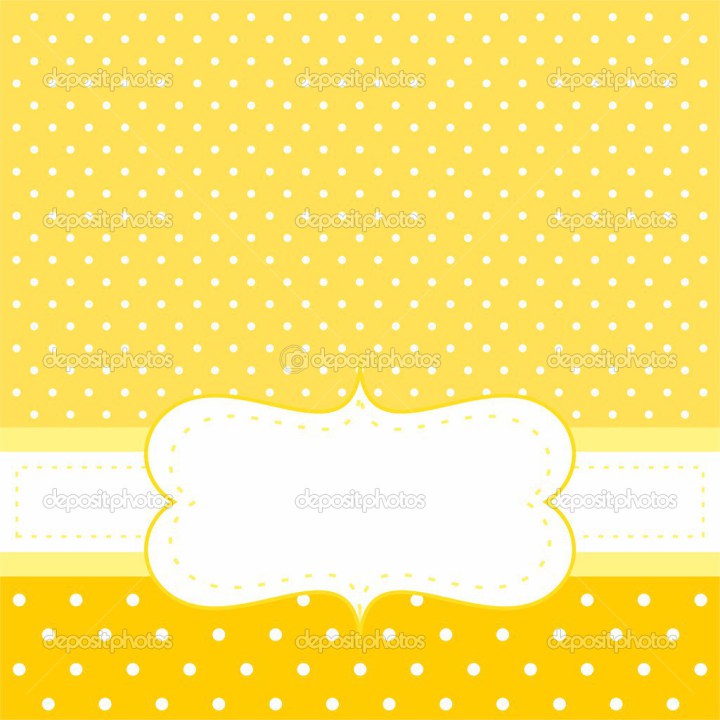 Yellow Elephant Polka Dots Baby Shower Invitation R A B Ef Be D Aa E