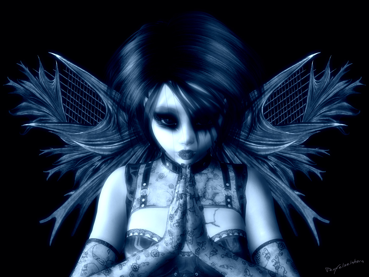 Dark Angel Desktop Background Gothic
