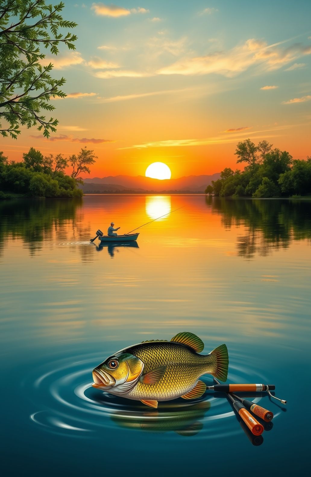 Bass Fishing Wallpaper