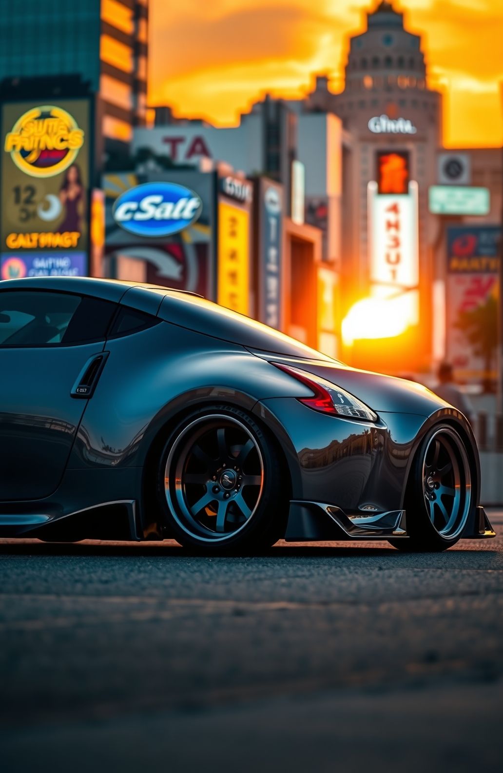Slammed Car Wallpaper
