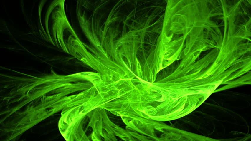 Green Slow Motion Background Stock Footage Video