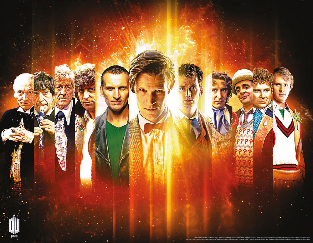 Doctor Who Wallpaper Mural 50th Anniversary Fixed Size Dr
