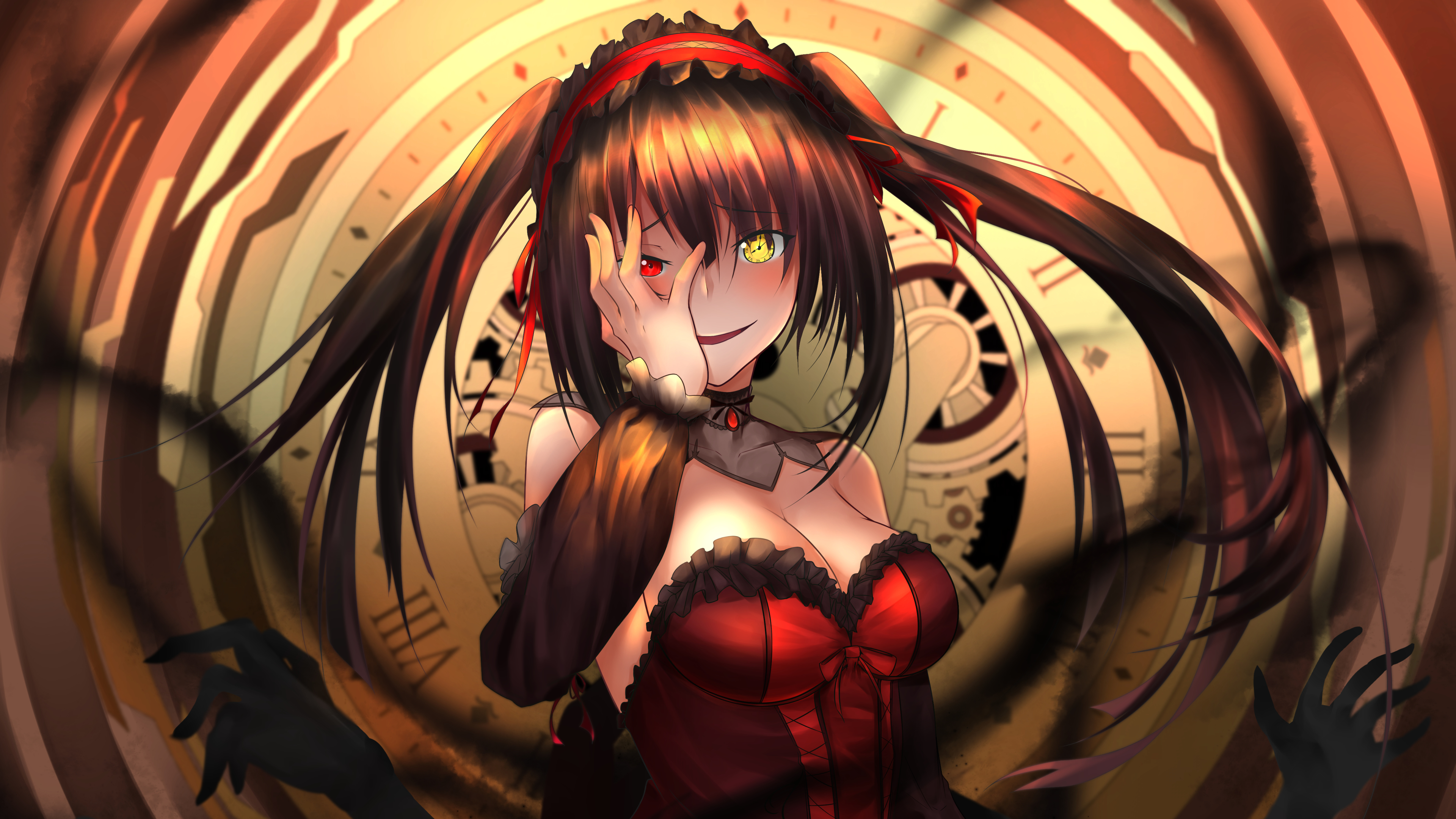 Kurumi Tokisaki Date A Live 4k Wallpaper HD Anime