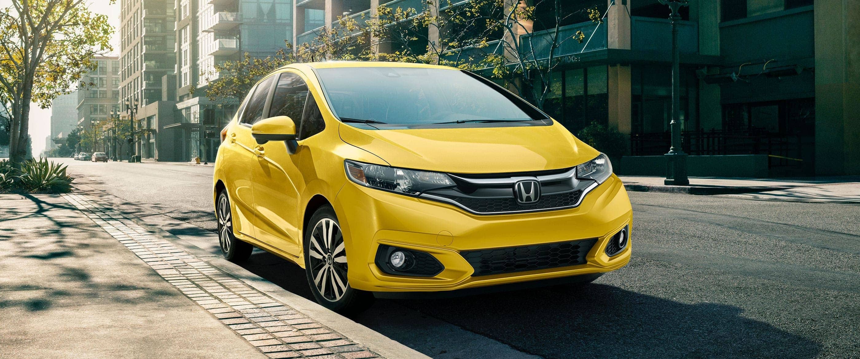 Honda Fit Yellow Color HD Wallpaper Cars