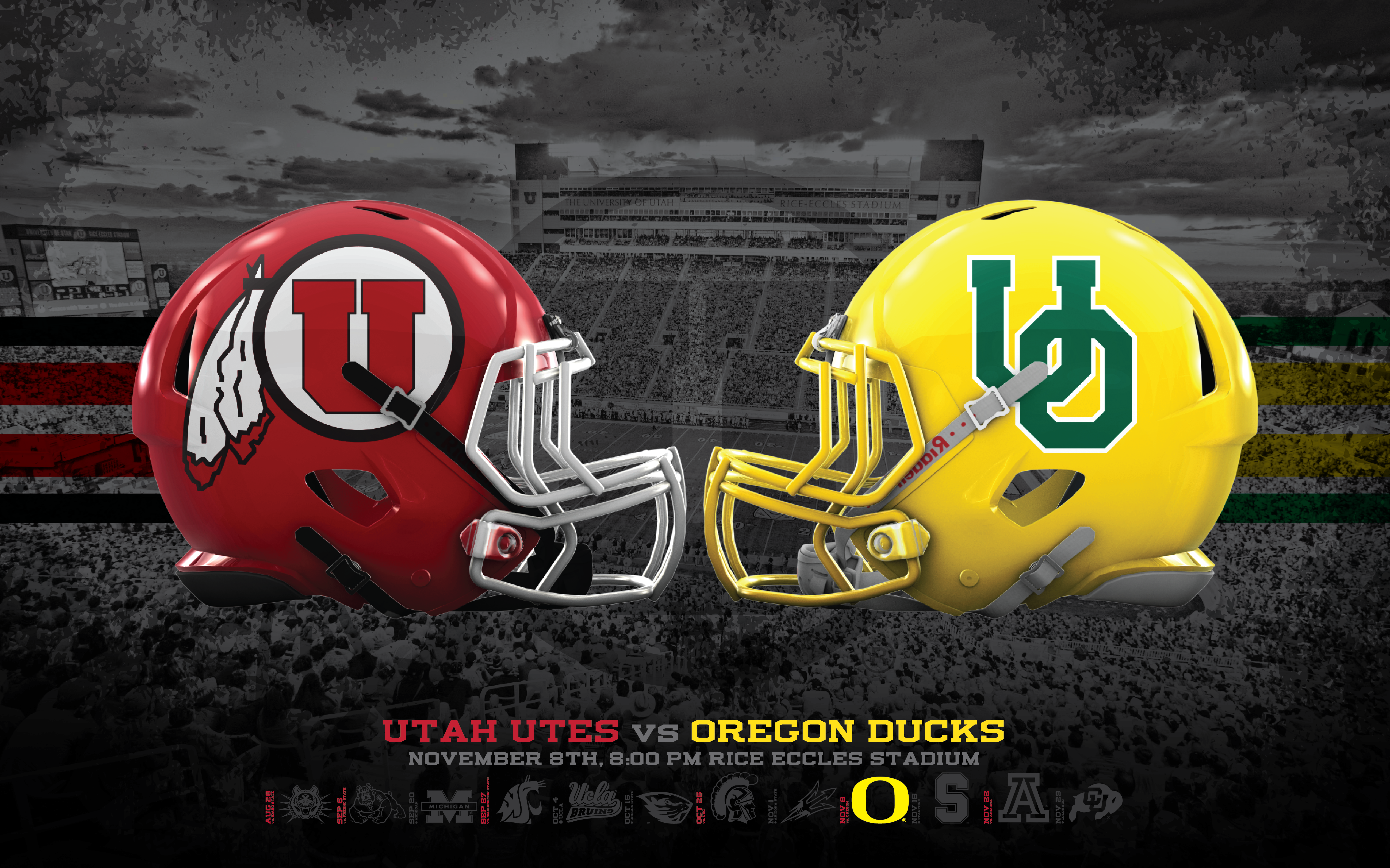 Utah Utes vs Oregon Ducks Wallpapers Dahlelama 5333x3333