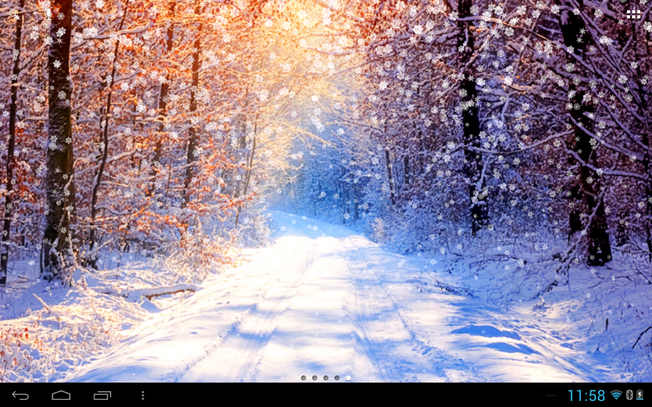 Winter Live Wallpaper HD Screenshot