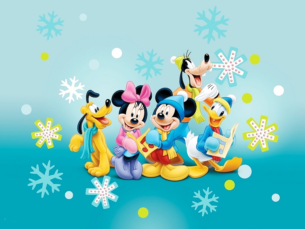 Mickey Mouse Christmas Backgrounds - WallpaperSafari