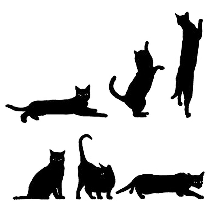 Domestic Designers Guitou The Cat Wall Drawings Design