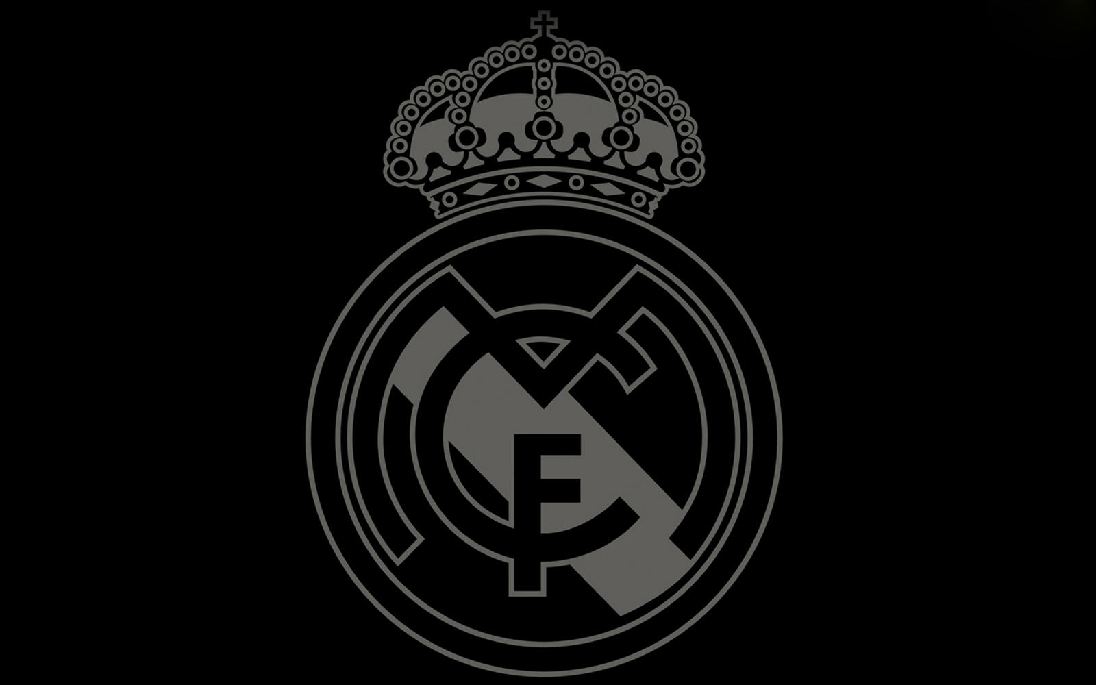  Free Download Real Madrid Logo Black And White Wallpaper By dcarson 