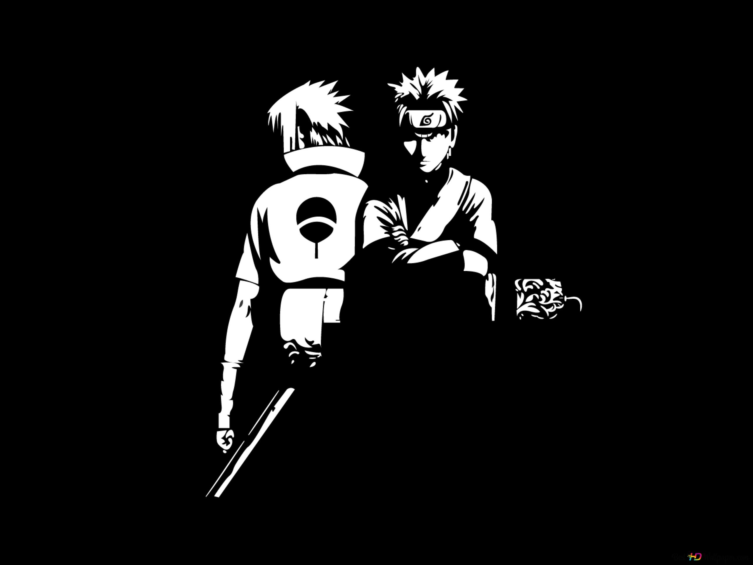 Naruto HD Wallpaper Black And White