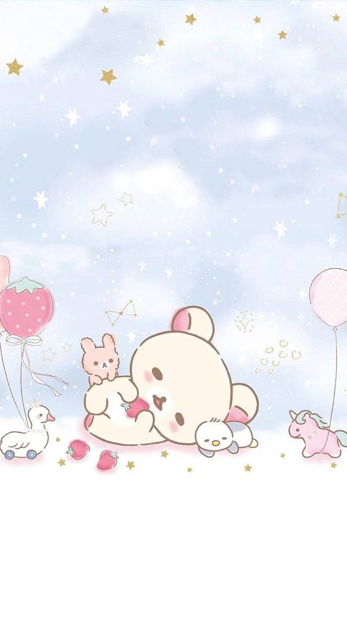 Kawaii Rilakkuma Korilakkuma 5ab92w5w52apfd5u Wallpaper