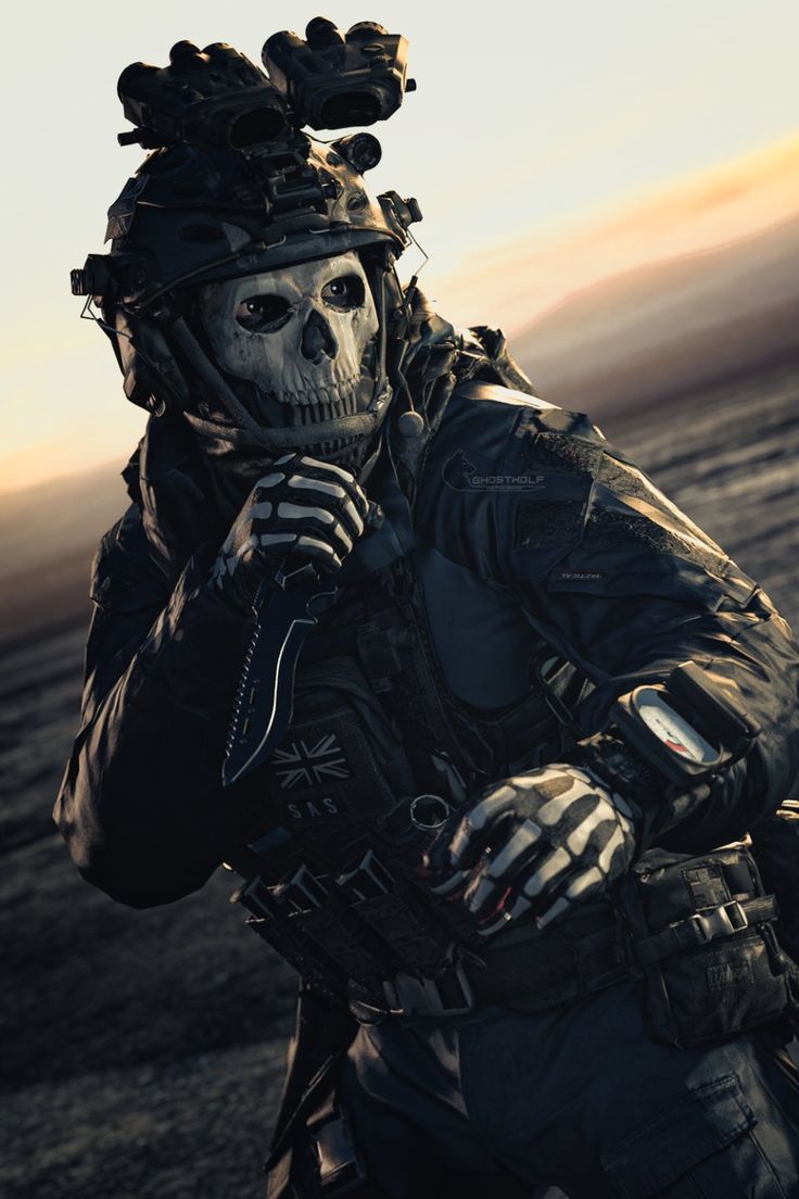 Ghost In Between Fight Call Of Duty Hot Men Guys Gi Joe Cod Wallpaper