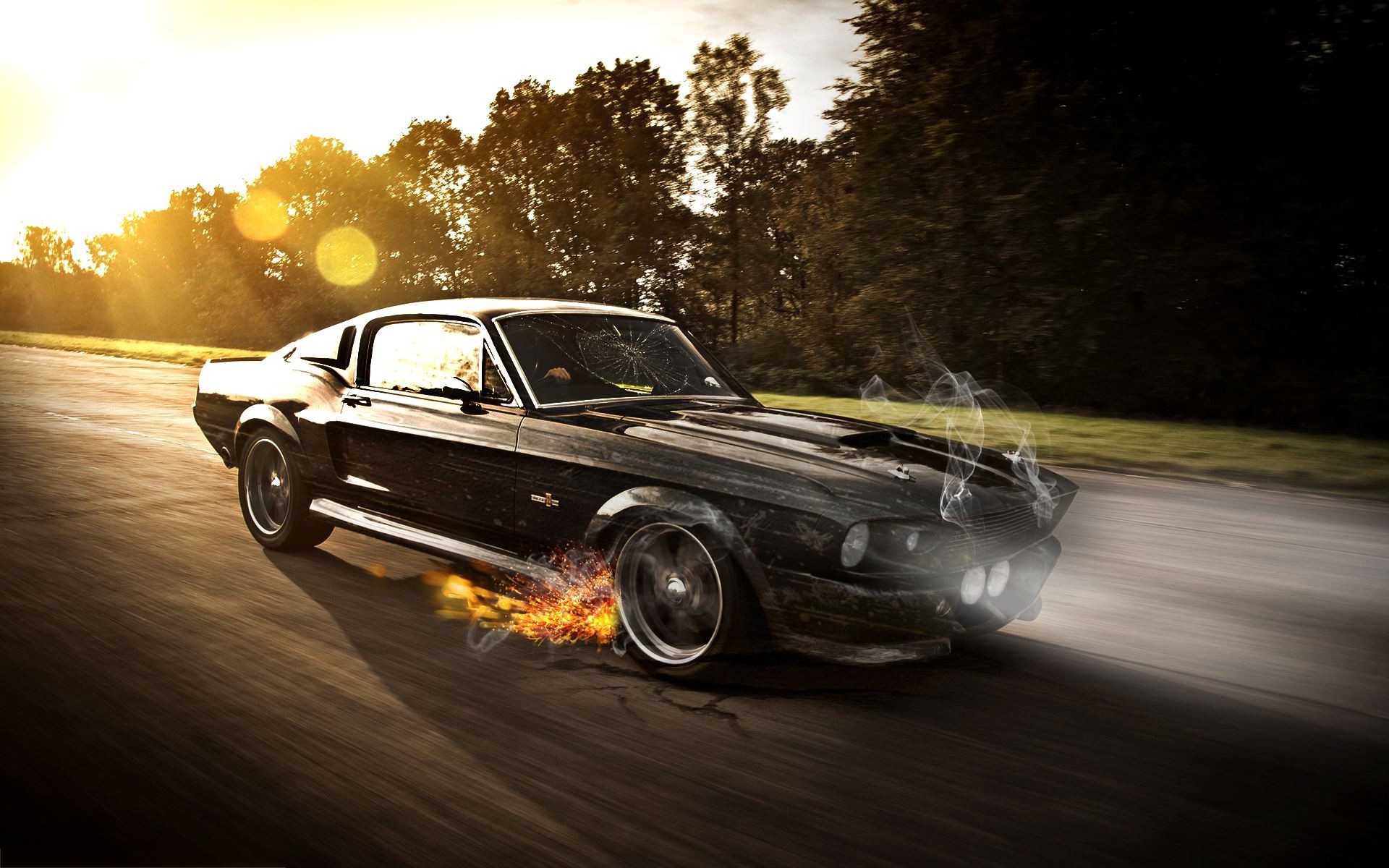 Mustang Shelby Wallpaper Photoshop Cool