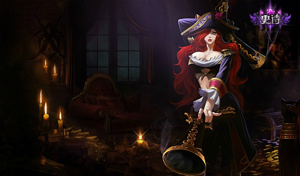 Waterloo Miss Fortune Skin Chinese League Of Legends Wallpaper