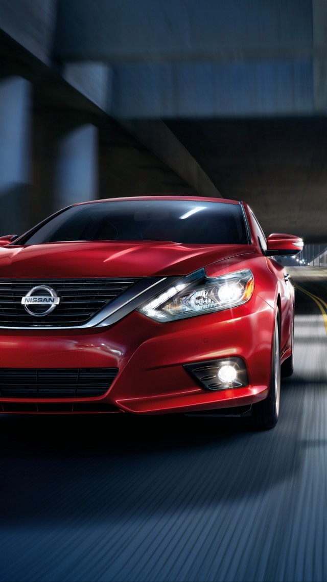 Wallpaper Nissan Altima Red Speed Cars Bikes