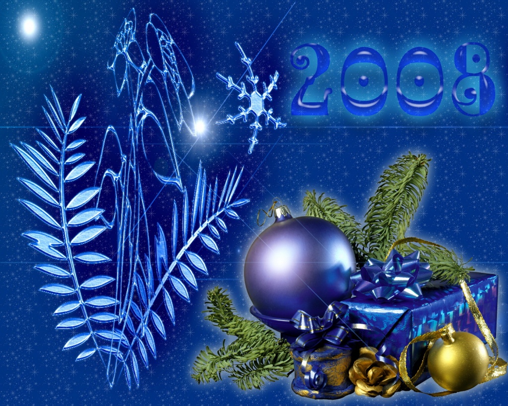Christmas Decorations Wallpaper Happy New Year