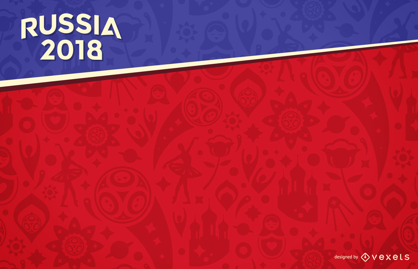 Russia World Cup Background Vector