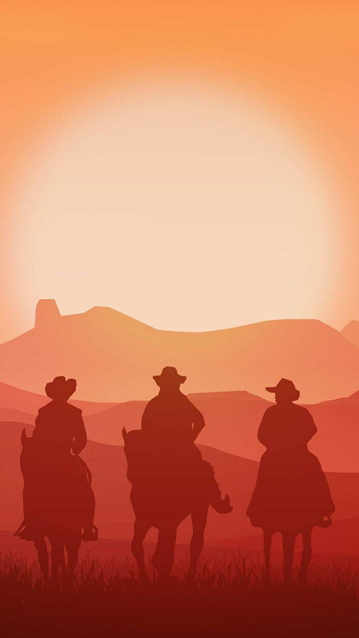 Vintage Cowboys iPhone Wallpaper Western