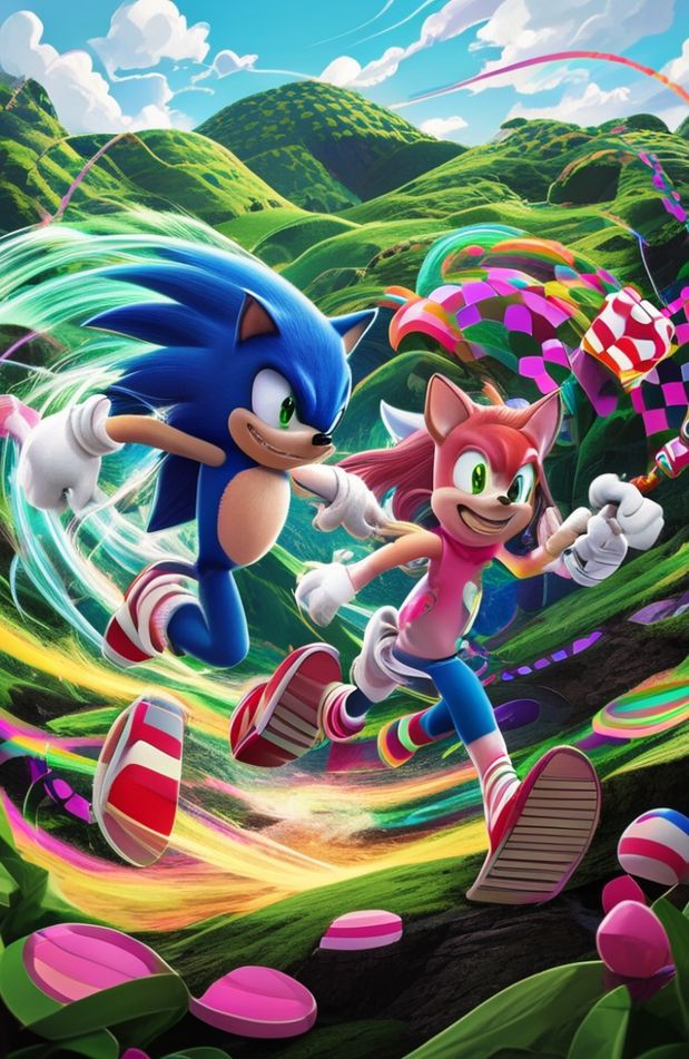 Sonic And Amy Wallpaper