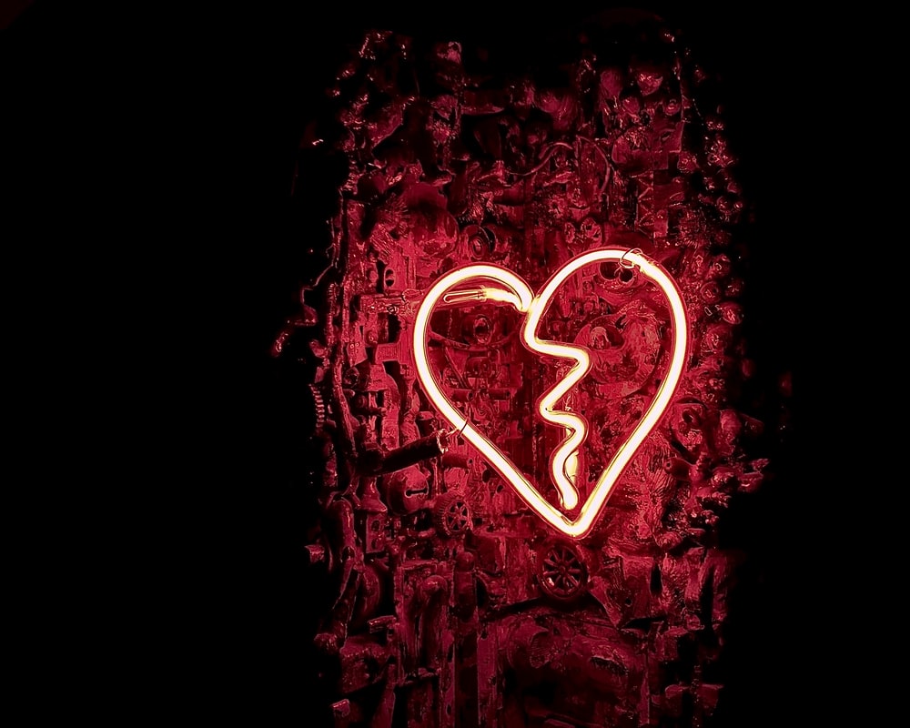Neon Heart Stock Photos and Images - 123RF