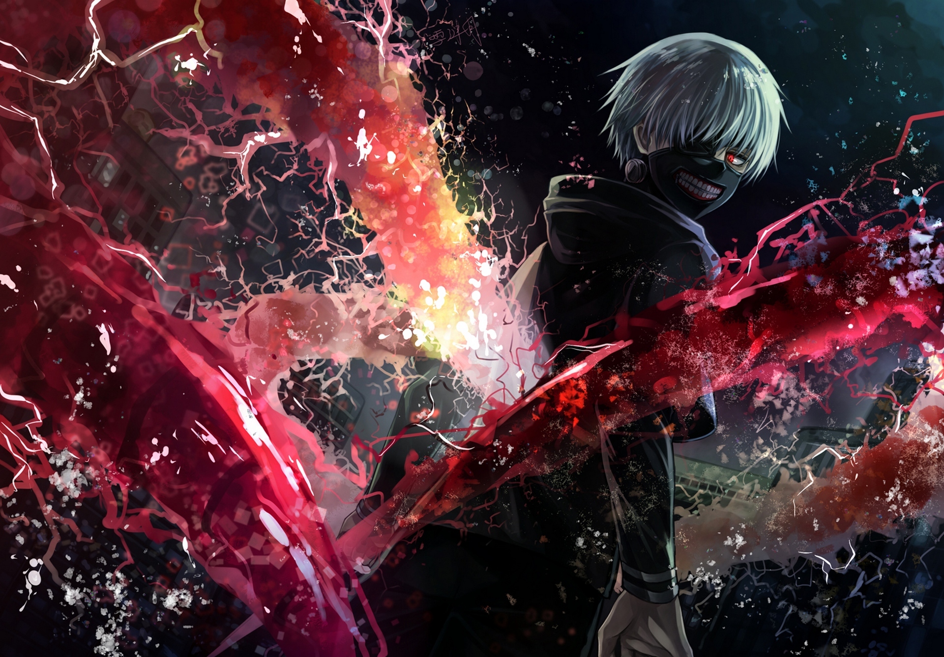 HD Cool Anime Background Wallpaper