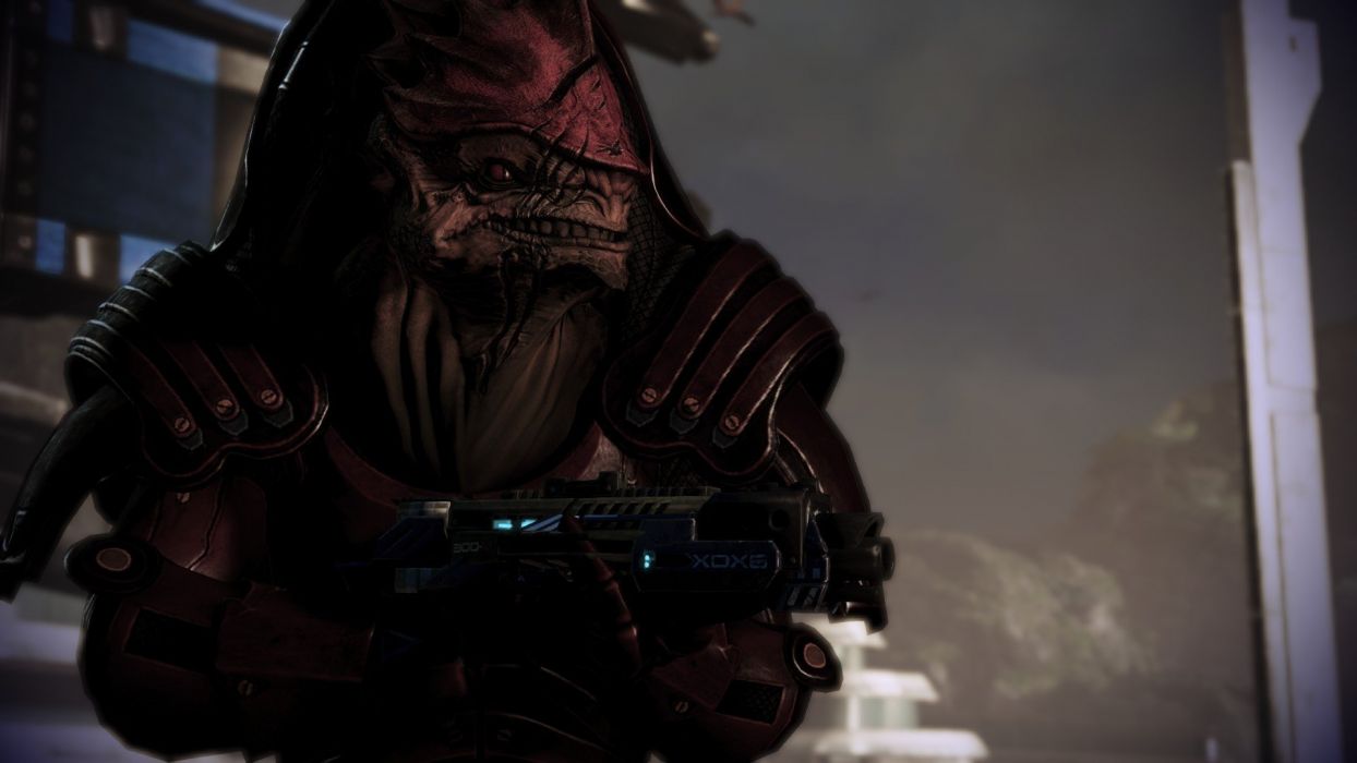 Video Games Mass Effect Krogan Wrex Wallpaper