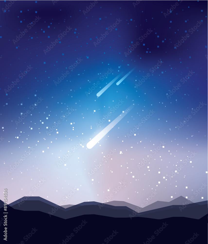 Beautiful Majestic Abstract Universe Night Sky Wallpaper