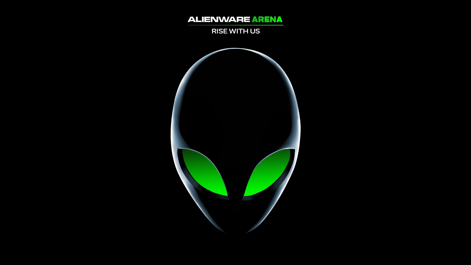Alienware Rise With Us Green Wallpaper Arena