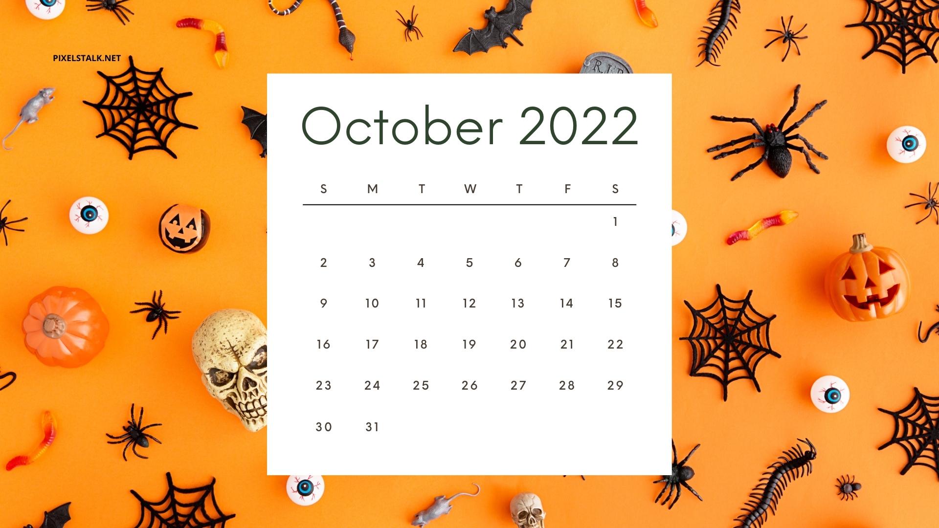 October 2022 Calendar Wallpapers HD Desktop