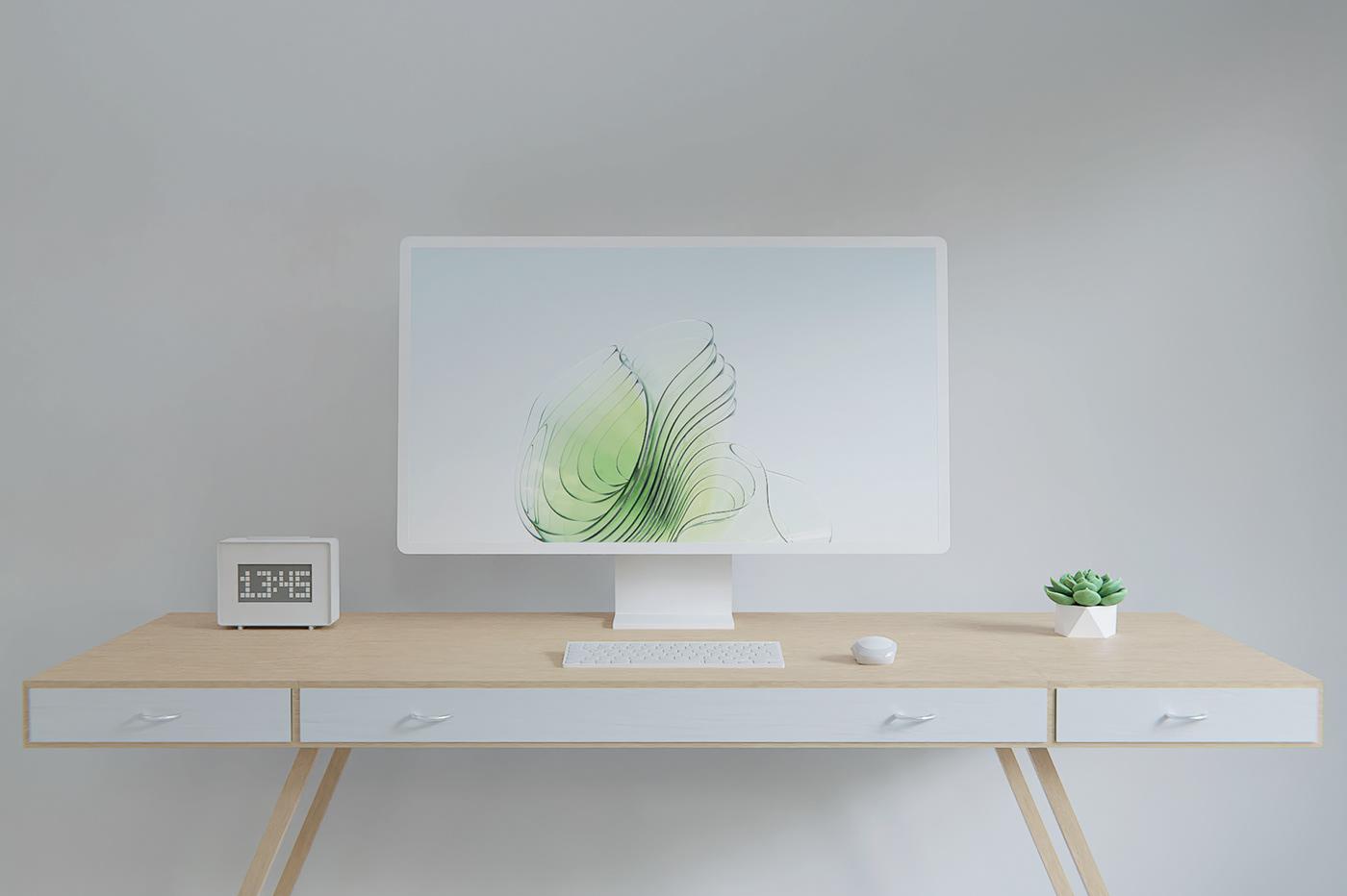 Windows Wallpaper In 3d With Blender Octane