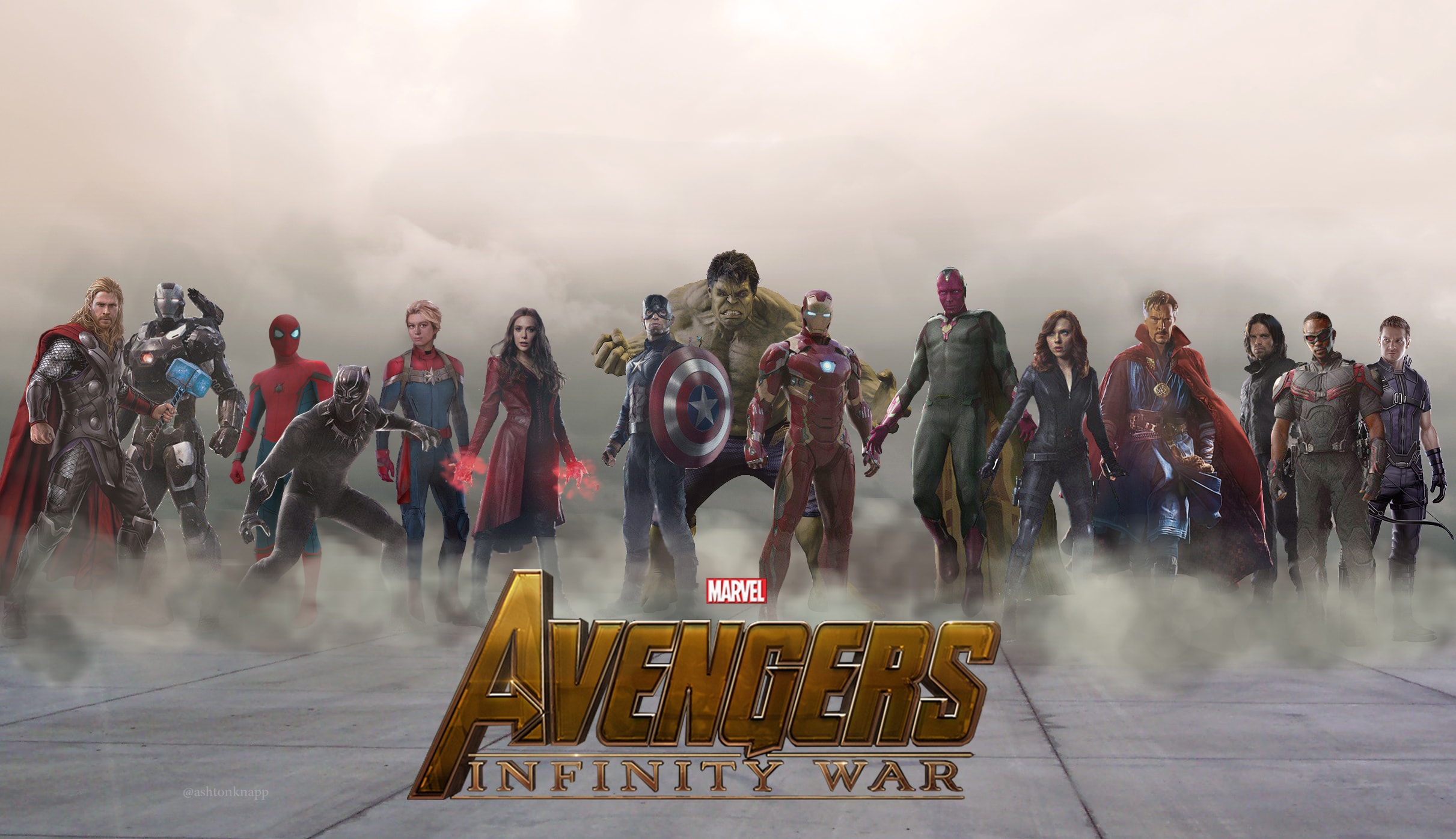 Avengers Infinty War Movie Fan Art Superheroes