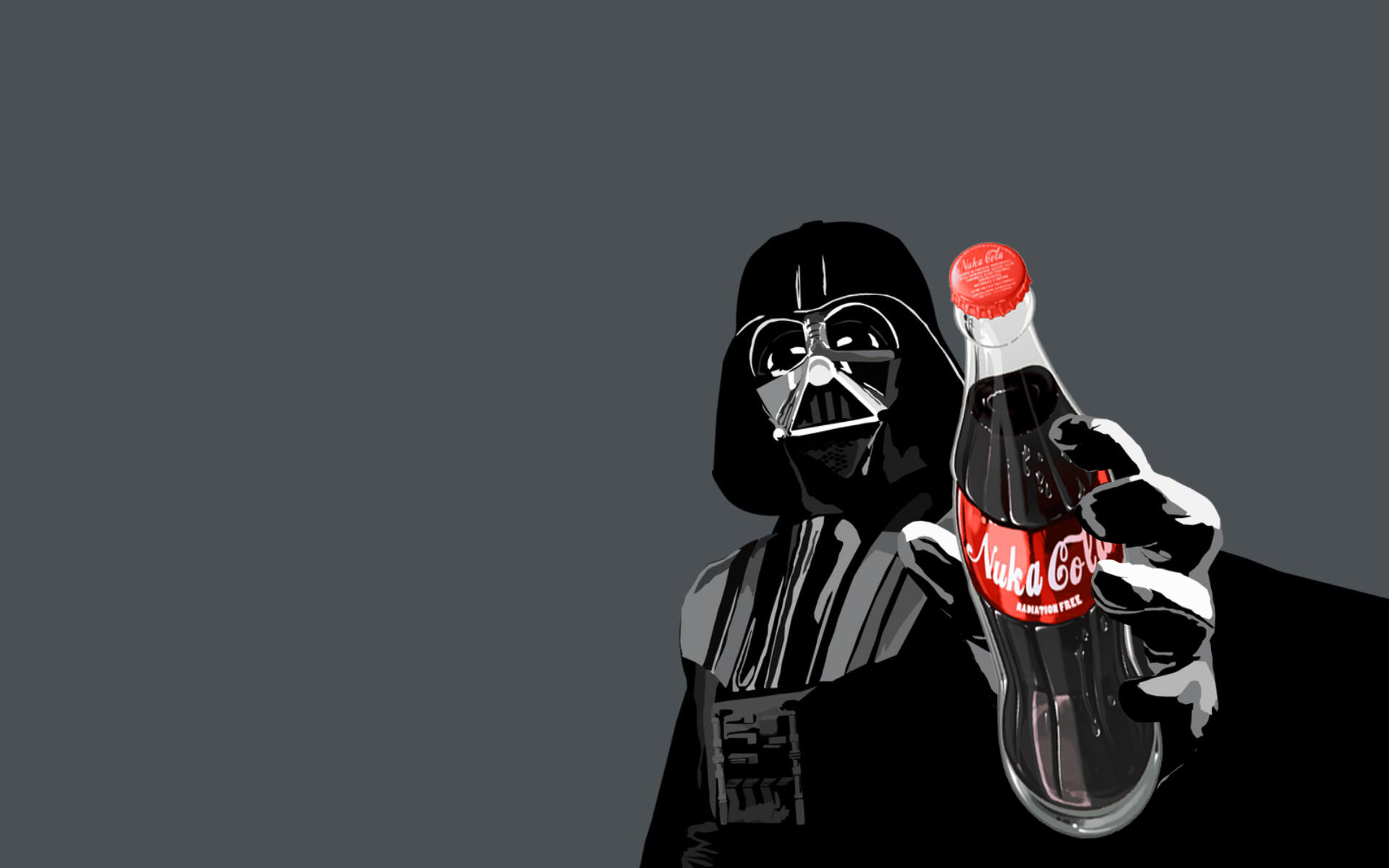 Darth Vader Nuka Cola Quantum HD Wallpaper Panies Brands
