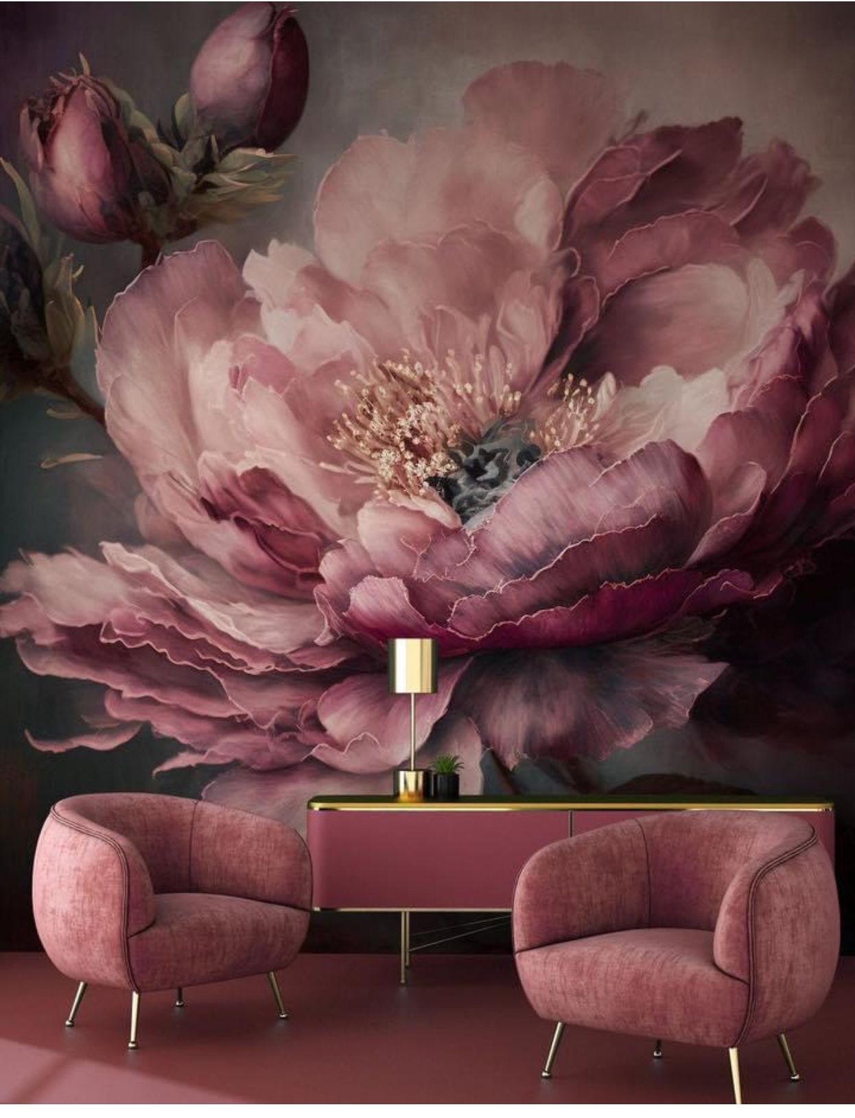 Dark Floral Wallpaper To Create A Striking Space Artofit
