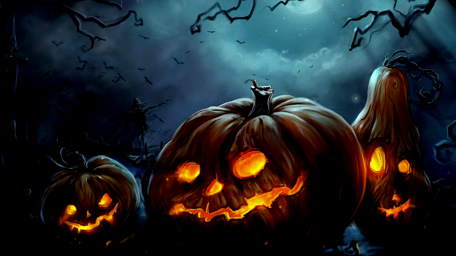 Halloween Computer Wallpaper Desktop Background Id