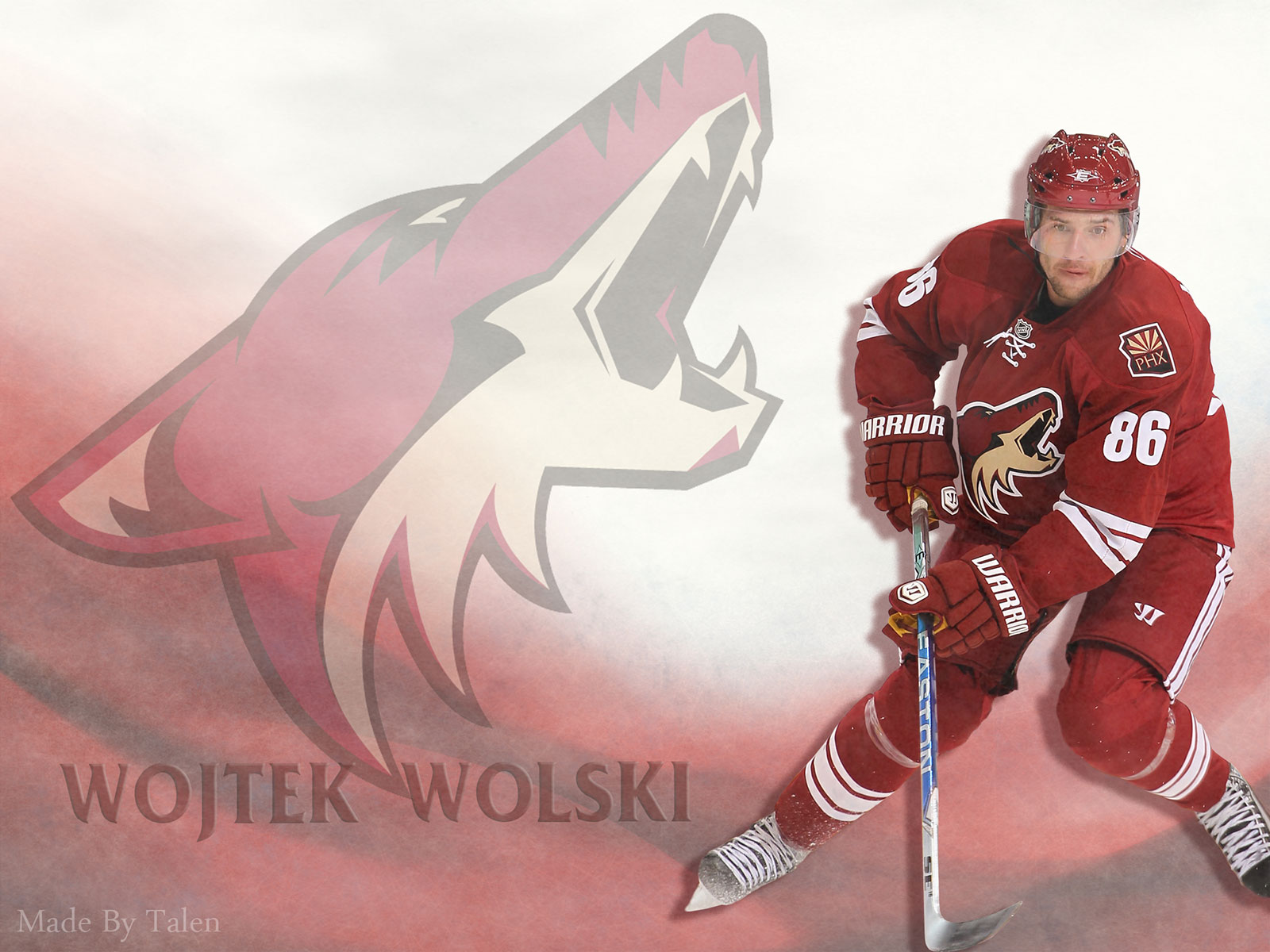 Player Wojtek Wolski Phoenix Coyotes Wallpaper